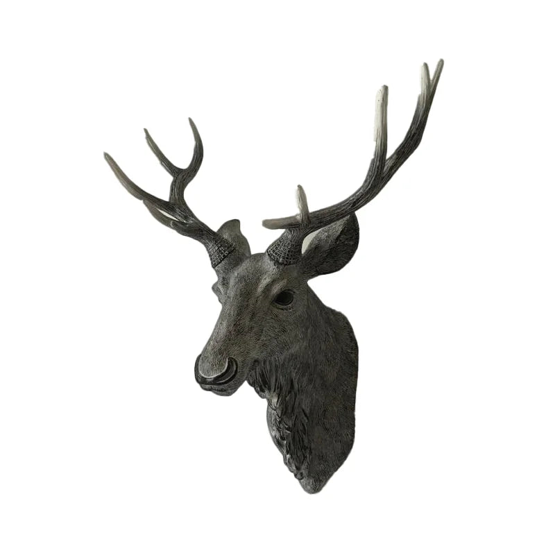 Faux Rehkörper, Faux Taxidermie Tierkopf Wanddekoration Handgemachte Bauernhausdekoration Harz Wohnaccessoires Modern für die Wand