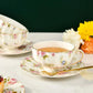 Elegante Bone China Porzellan Kaffeetasse - Luxuriöses und einzigartiges Design