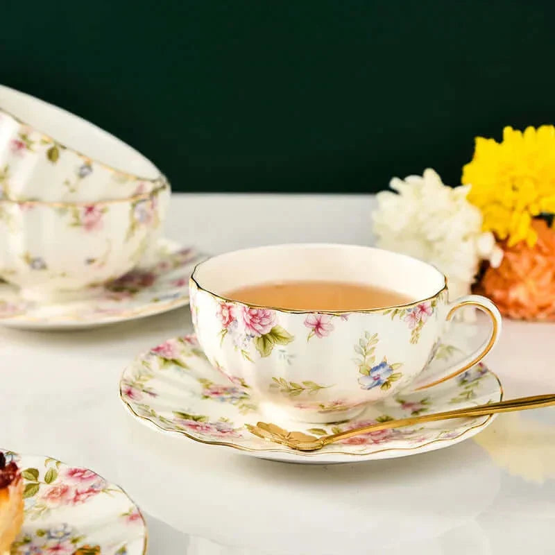 Elegante Bone China Porzellan Kaffeetasse - Luxuriöses und einzigartiges Design