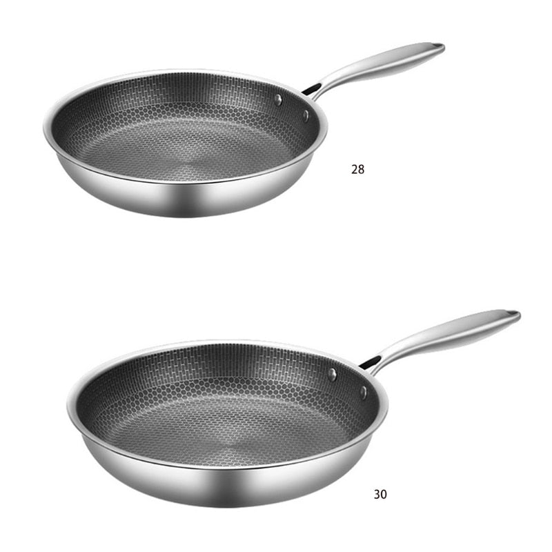 Frendorf | KitchenPro | Antihaft Edelstahl Bratpfanne