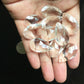 10PCS 28mm Tropfen Kristalle Prismen Sonnenfänger Klarglas Kronleuchter Kristallteile DIY Hängendes Anhänger Schmuck Spacer Facettiert