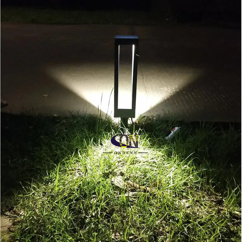 15W LED Gartenlicht: Aluminium-Pfostenlampe für Außenhof, Villa Landschaftsbeleuchtung