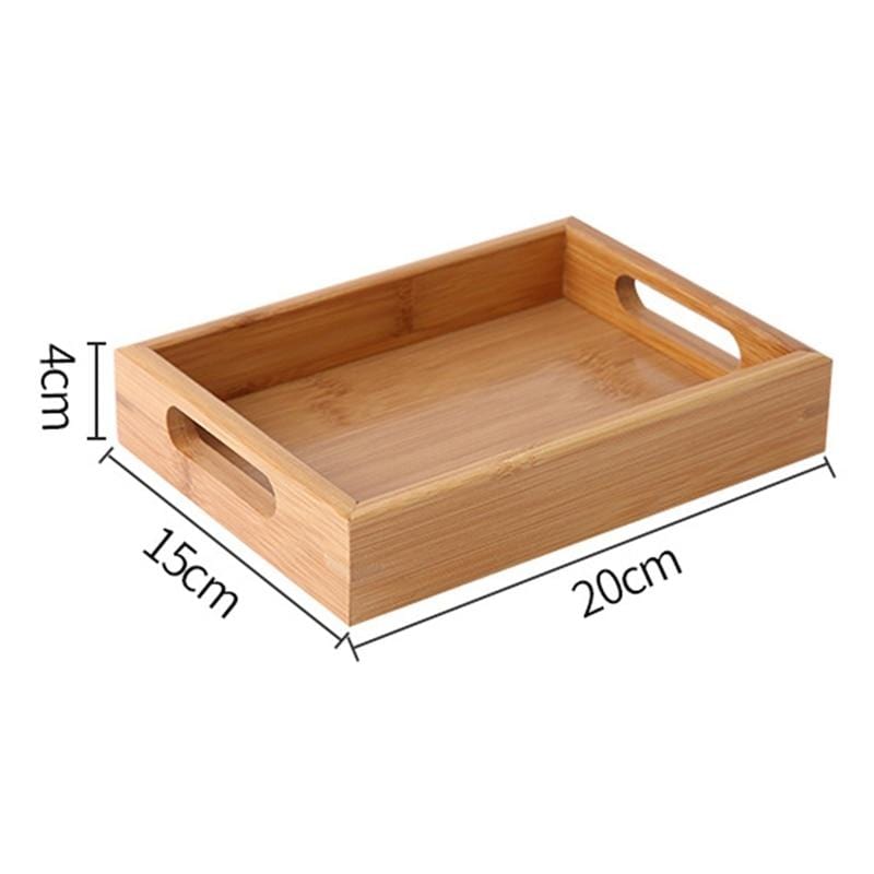 Serviertablett aus Holz