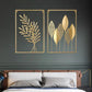 LuxiLeaf - Goldene Wanddekoration