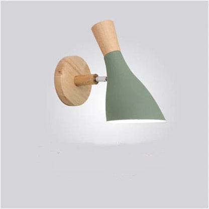 Moderne LED Holz Schlafzimmer Wandleuchte