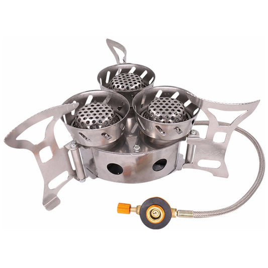 Frendorf | Tragbarer Outdoor Split Typ 11000W Rucksack Drei-Kern Ofen Anti-Explosion Herd Kochwerkzeuge