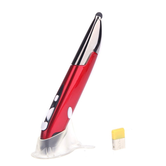 Frendorf | 2.4GHz Innovative Pen-Style Handheld Wireless Smart Mouse für PC Laptop (Rot)