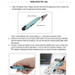 Frendorf | 2.4GHz Innovative Stift-Style Tragbare Drahtlose Smart Maus für PC Laptop(Grau)