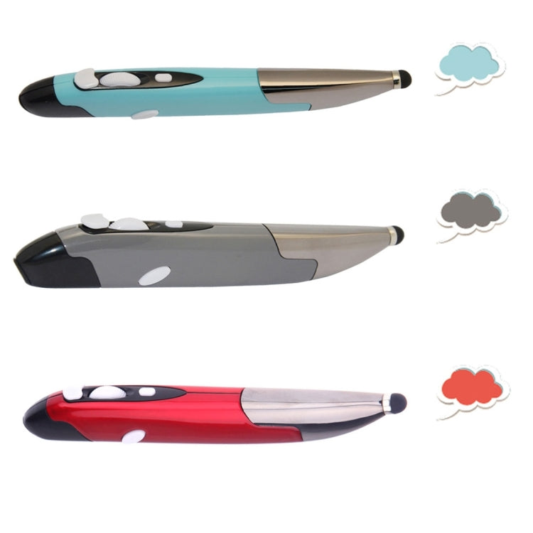 Frendorf | 2.4GHz Innovative Stift-Style Tragbare Drahtlose Smart Maus für PC Laptop(Grau)