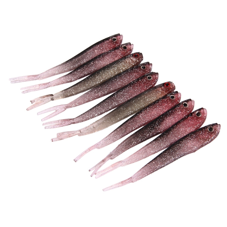 Frendorf | 10 PCS kleine Glitzer Fischform Angelauslöser Künstlicher Angelköder, Länge: 12,5 cm