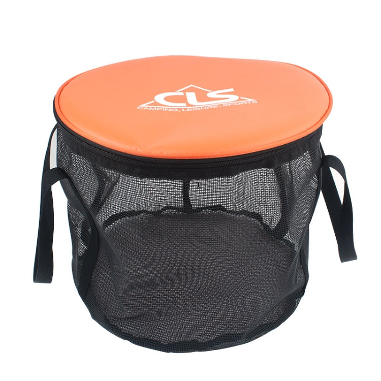 Frendorf | 30L 4 in 1 PVC Outdoor Faltbare Doppelablaufkorb Camping Angelgerät Tasche