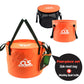 Frendorf | 30L 4 in 1 PVC Outdoor Faltbare Doppelablaufkorb Camping Angelgerät Tasche
