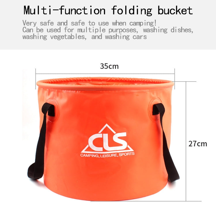 Frendorf | 30L 4 in 1 PVC Outdoor Faltbare Doppelablaufkorb Camping Angelgerät Tasche
