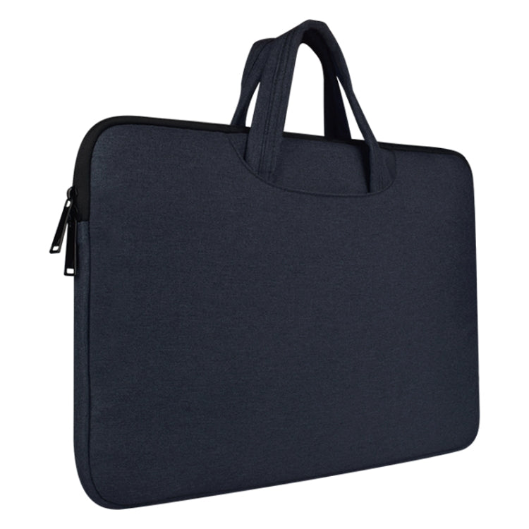 Frendorf | Atmungsaktive Verschleißfeste Schulter Tragbare Reißverschluss Laptop Tasche, Für 12 Zoll und darunter Macbook, Samsung, Lenovo, Sony, DELL Alienware, CHUWI, ASUS, HP (Navy Blau)