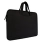 Frendorf | Atmungsaktive, verschleißfeste Schulter-Handheld-Reißverschluss-Laptoptasche für 14 Zoll und darunter Macbook, Samsung, Lenovo, Sony, DELL Alienware, CHUWI, ASUS, HP (Schwarz)