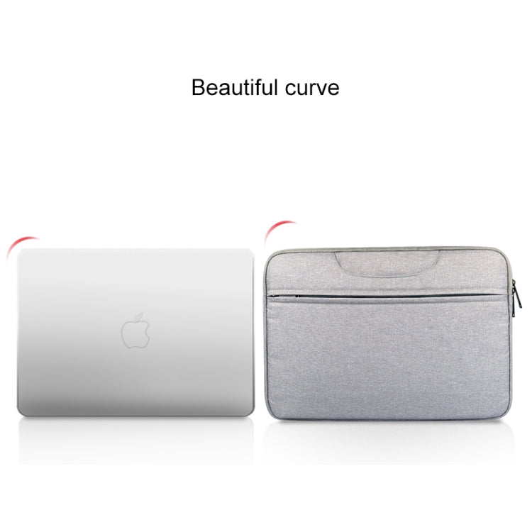 Frendorf | Atmungsaktive, verschleißfeste Schulter-Handheld-Reißverschluss-Laptoptasche für 14 Zoll und darunter Macbook, Samsung, Lenovo, Sony, DELL Alienware, CHUWI, ASUS, HP (Schwarz)