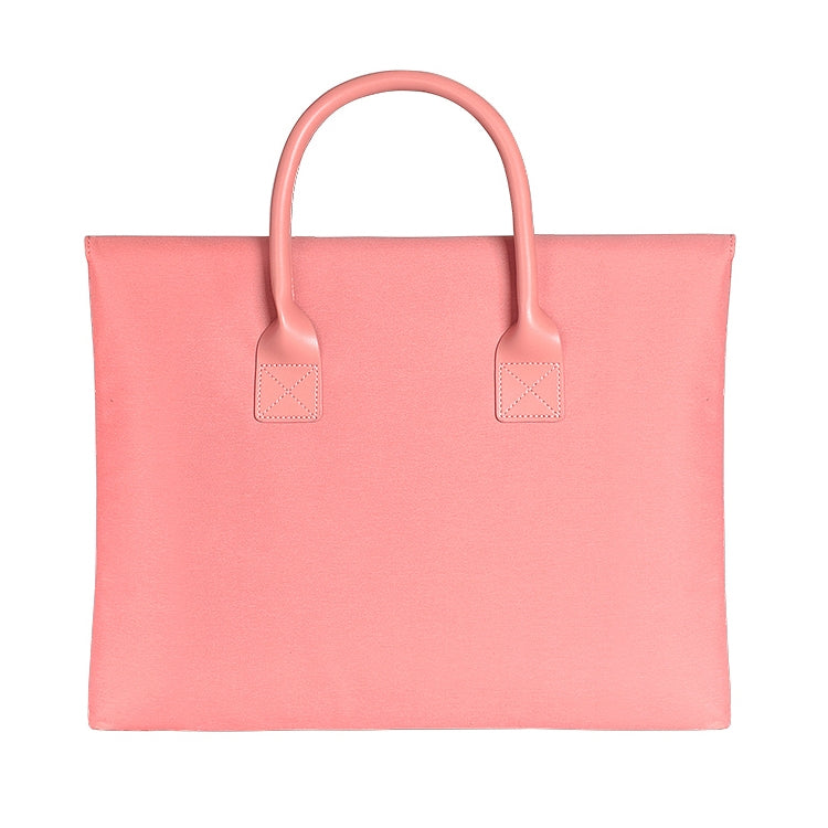 Frendorf | 15,4 Zoll Universal Tragbare Weichgriff Portable Laptop Tablet Tasche, Für Macbook, Samsung, Lenovo, Sony, DELL Alienware, CHUWI, ASUS, HP (Pink)