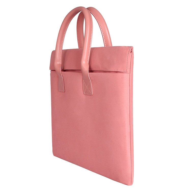 Frendorf | 15,4 Zoll Universal Tragbare Weichgriff Portable Laptop Tablet Tasche, Für Macbook, Samsung, Lenovo, Sony, DELL Alienware, CHUWI, ASUS, HP (Pink)