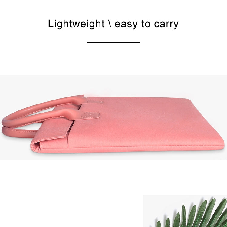 Frendorf | 15,4 Zoll Universal Tragbare Weichgriff Portable Laptop Tablet Tasche, Für Macbook, Samsung, Lenovo, Sony, DELL Alienware, CHUWI, ASUS, HP (Pink)