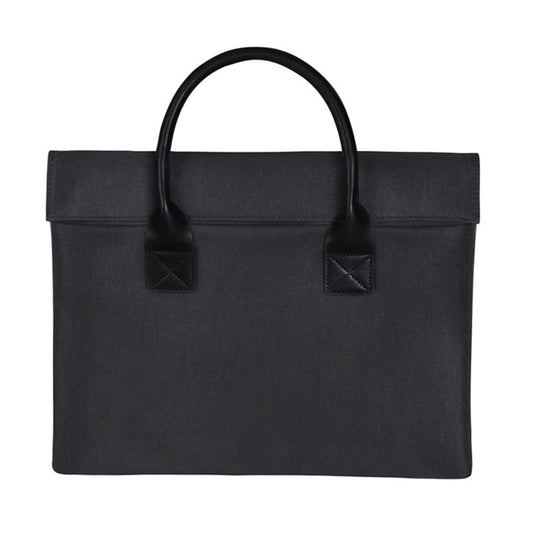 Frendorf | 15,4 Zoll Universal Tragbare Soft Handle Tragetasche für Laptop Tablet, Für Macbook, Samsung, Lenovo, Sony, DELL Alienware, CHUWI, ASUS, HP (Schwarz)
