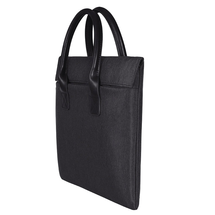 Frendorf | 15,4 Zoll Universal Tragbare Soft Handle Tragetasche für Laptop Tablet, Für Macbook, Samsung, Lenovo, Sony, DELL Alienware, CHUWI, ASUS, HP (Schwarz)