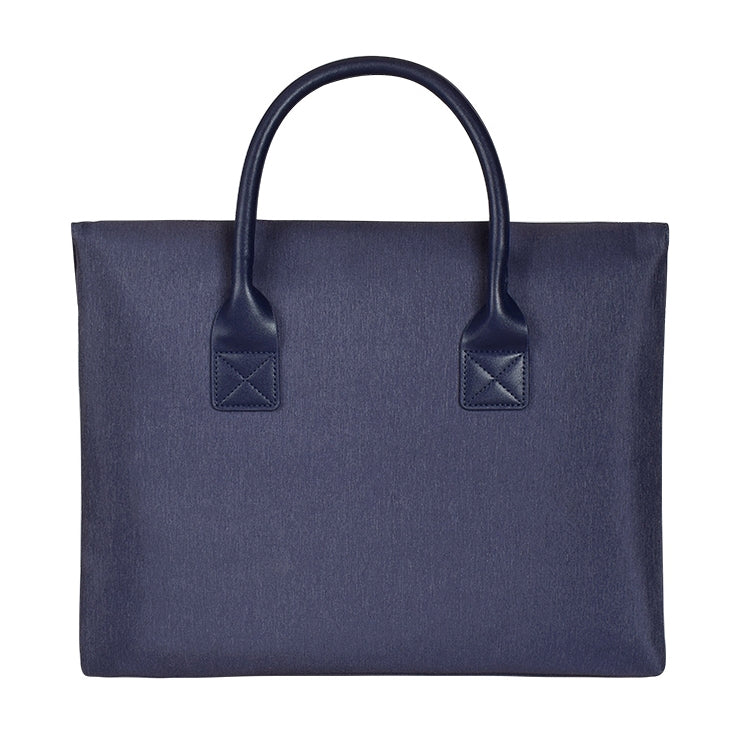 Frendorf | 15,4 Zoll Universal tragbare weiche Griff tragbare Laptop-Tablet-Tasche, für Macbook, Samsung, Lenovo, Sony, DELL Alienware, CHUWI, ASUS, HP (Navy Blau)