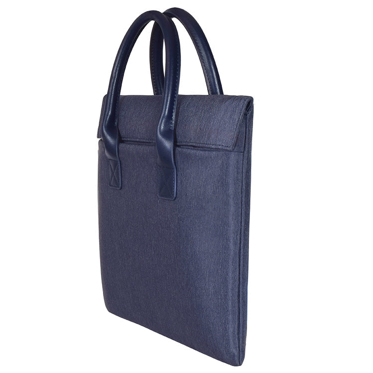 Frendorf | 15,4 Zoll Universal tragbare weiche Griff tragbare Laptop-Tablet-Tasche, für Macbook, Samsung, Lenovo, Sony, DELL Alienware, CHUWI, ASUS, HP (Navy Blau)