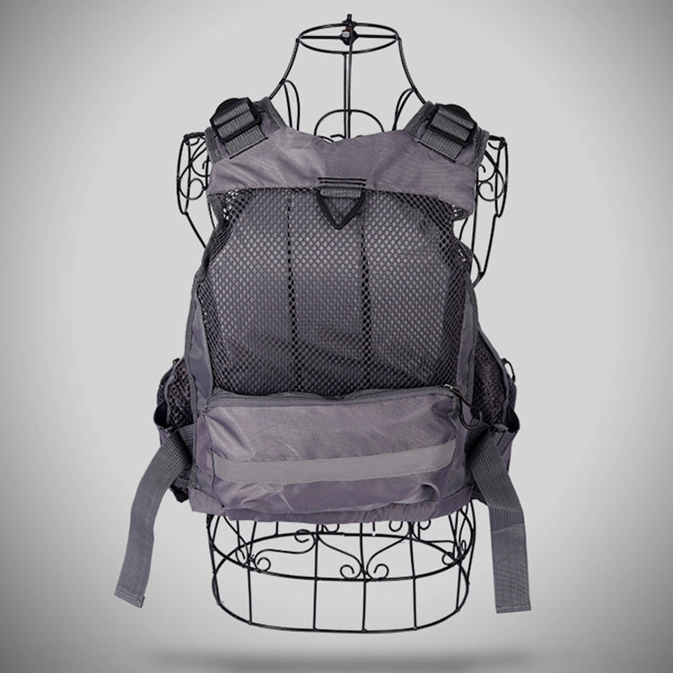 Frendorf | HERREN Outdoor Multifunktionale Angelweste Schwimmweste (Grau)
