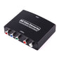 Frendorf | 1080P HD HDMI zu YPbPr Video und R/L Audio Adapter Konverter (Schwarz)