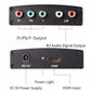 Frendorf | 1080P HD HDMI zu YPbPr Video und R/L Audio Adapter Konverter (Schwarz)