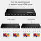 Frendorf | 1 x 8 Full HD 1080P HDMI-Splitter mit Switch, Unterstützung für 3D & 4K x 2K
