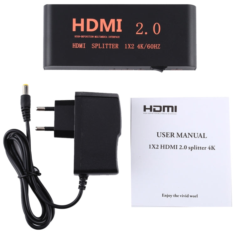 Frendorf | CY-041 1X2 HDMI 2.0 4K/60Hz Splitter, EU-Stecker