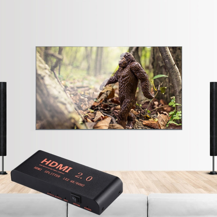 Frendorf | CY-041 1X2 HDMI 2.0 4K/60Hz Splitter, EU-Stecker