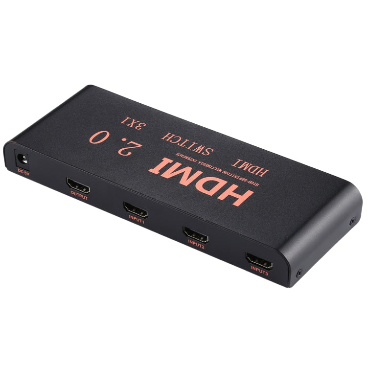 Frendorf | 3X1 4K/60Hz HDMI 2.0 Switch mit Fernbedienung, EU-Stecker