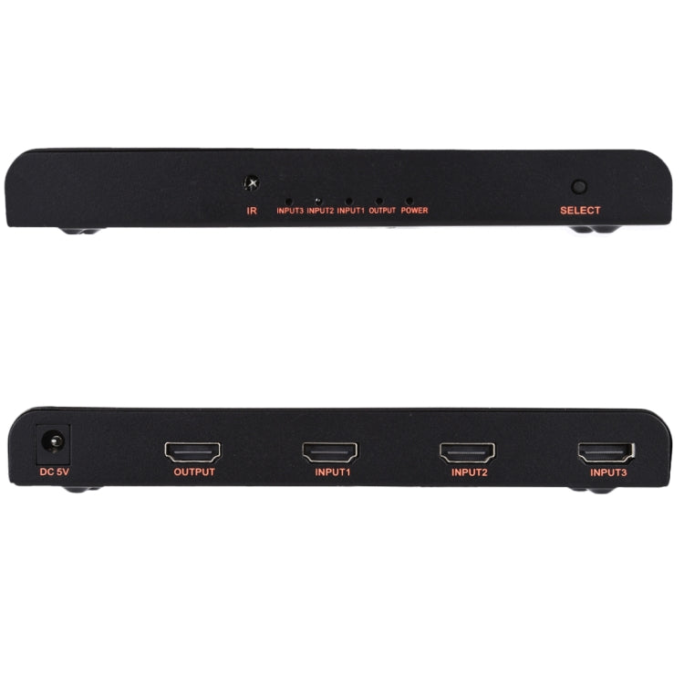 Frendorf | 3X1 4K/60Hz HDMI 2.0 Switch mit Fernbedienung, EU-Stecker