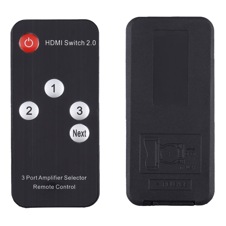 Frendorf | 3X1 4K/60Hz HDMI 2.0 Switch mit Fernbedienung, EU-Stecker