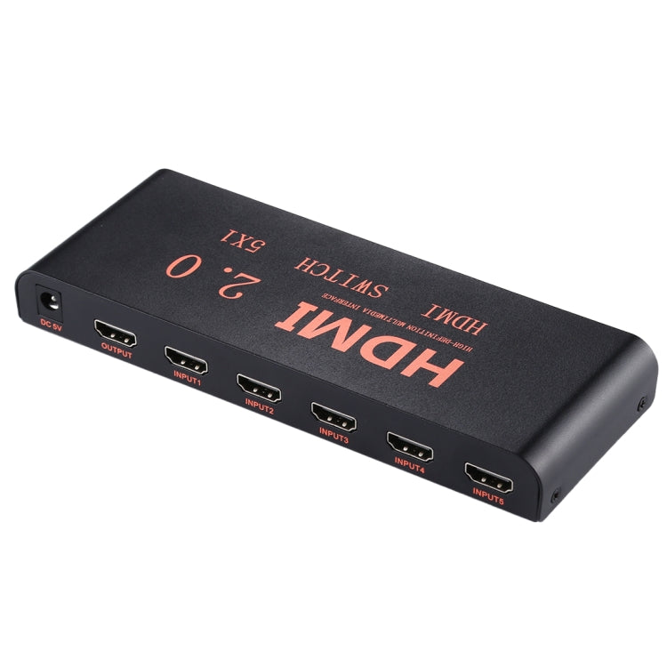 Frendorf | 5X1 4K/60Hz HDMI 2.0 Switch mit Fernbedienung, EU-Stecker