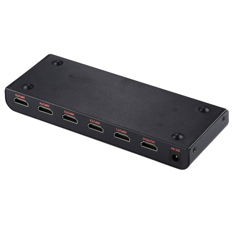 Frendorf | 5X1 4K/60Hz HDMI 2.0 Switch mit Fernbedienung, EU-Stecker