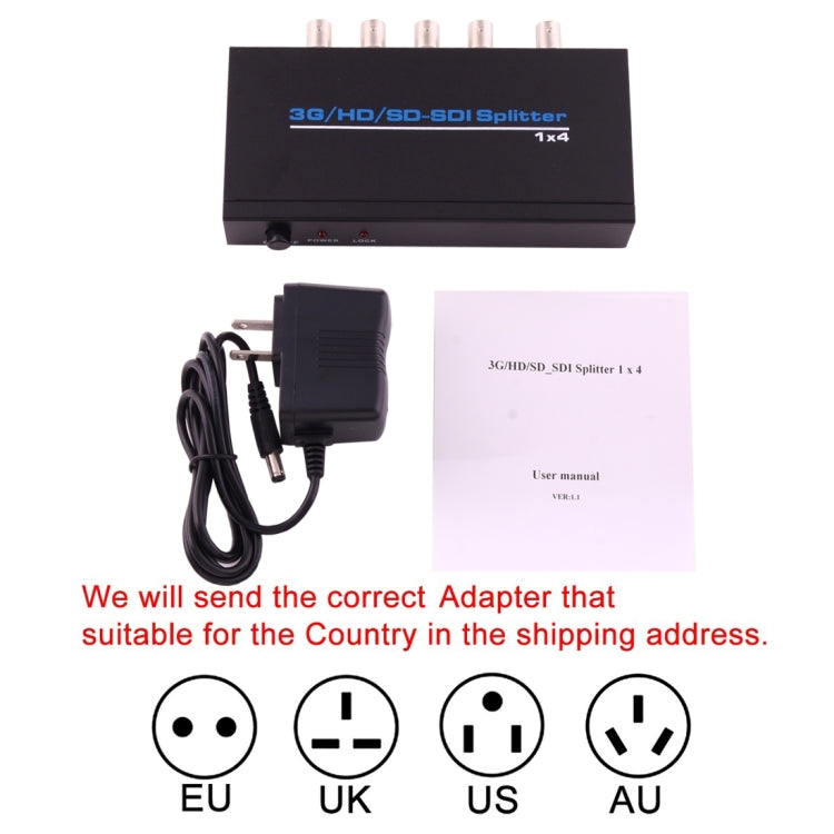 Frendorf | NEWKENG S114 SDI / HD-SDI / 3G-SDI 1X4 Splitter Video Adapter
