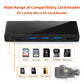 Frendorf | ROCKETEK SK-S5H 3 x USB 3.0 + HDMI + SD / TF Speicherkartenleser HUB 4K HDMI Adapter (Schwarz)