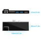 Frendorf | ROCKETEK SK-S5HL RJ45 + 2 x USB 3.0 + HDMI + SD / TF Speicherkartenleser HUB 4K HDMI Adapter (Schwarz)