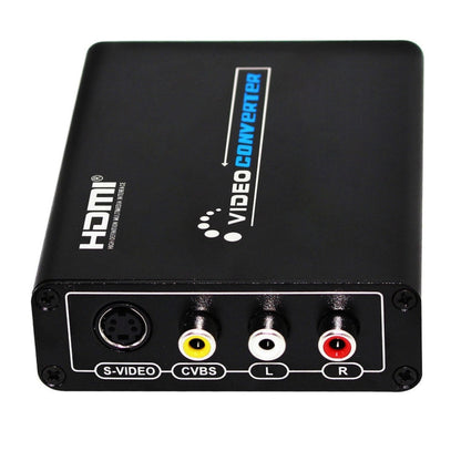 Frendorf | HDMI zu Composite / AV S-Video Konverter RCA CVBS/L/R Video Konverter Adapter, EU Stecker