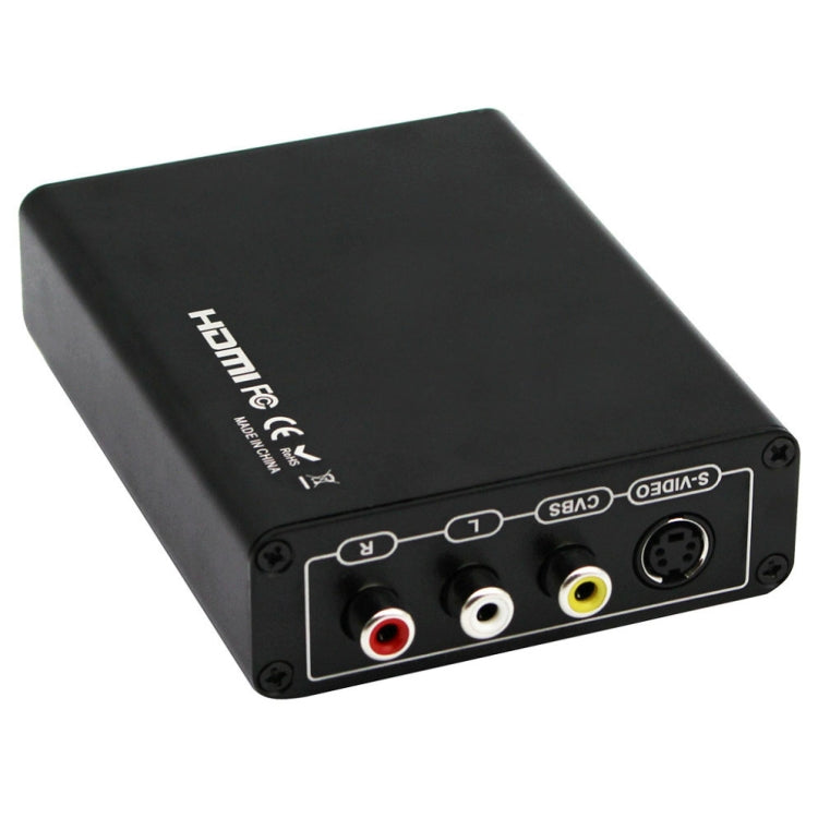 Frendorf | HDMI zu Composite / AV S-Video Konverter RCA CVBS/L/R Video Konverter Adapter, UK Stecker