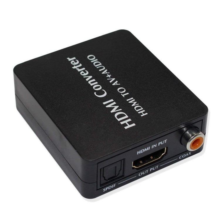 Frendorf | HDMI zu AV Audio Konverter Unterstützung SPDIF Koaxial Audio NTSC PAL Composite Video HDMI zu 3RCA Adapter für TV /PC /PS3 / Blue-ray DVD