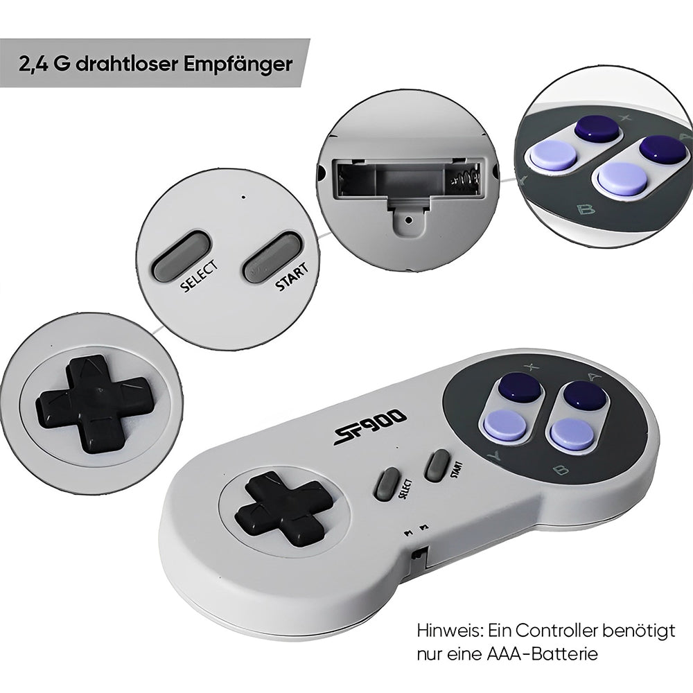 HD-Spielekonsole mit integrierten 926 Spielen