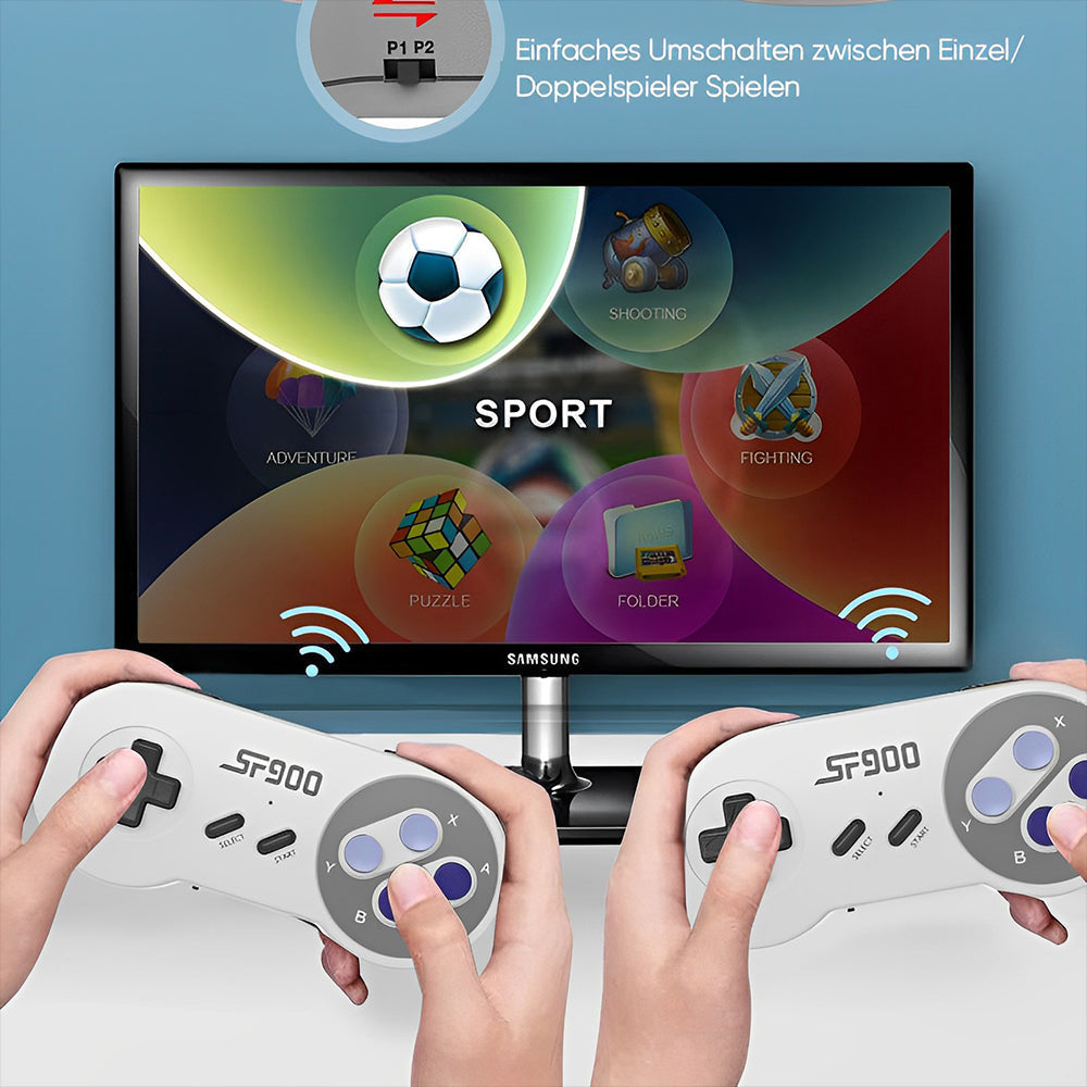 HD-Spielekonsole mit integrierten 926 Spielen