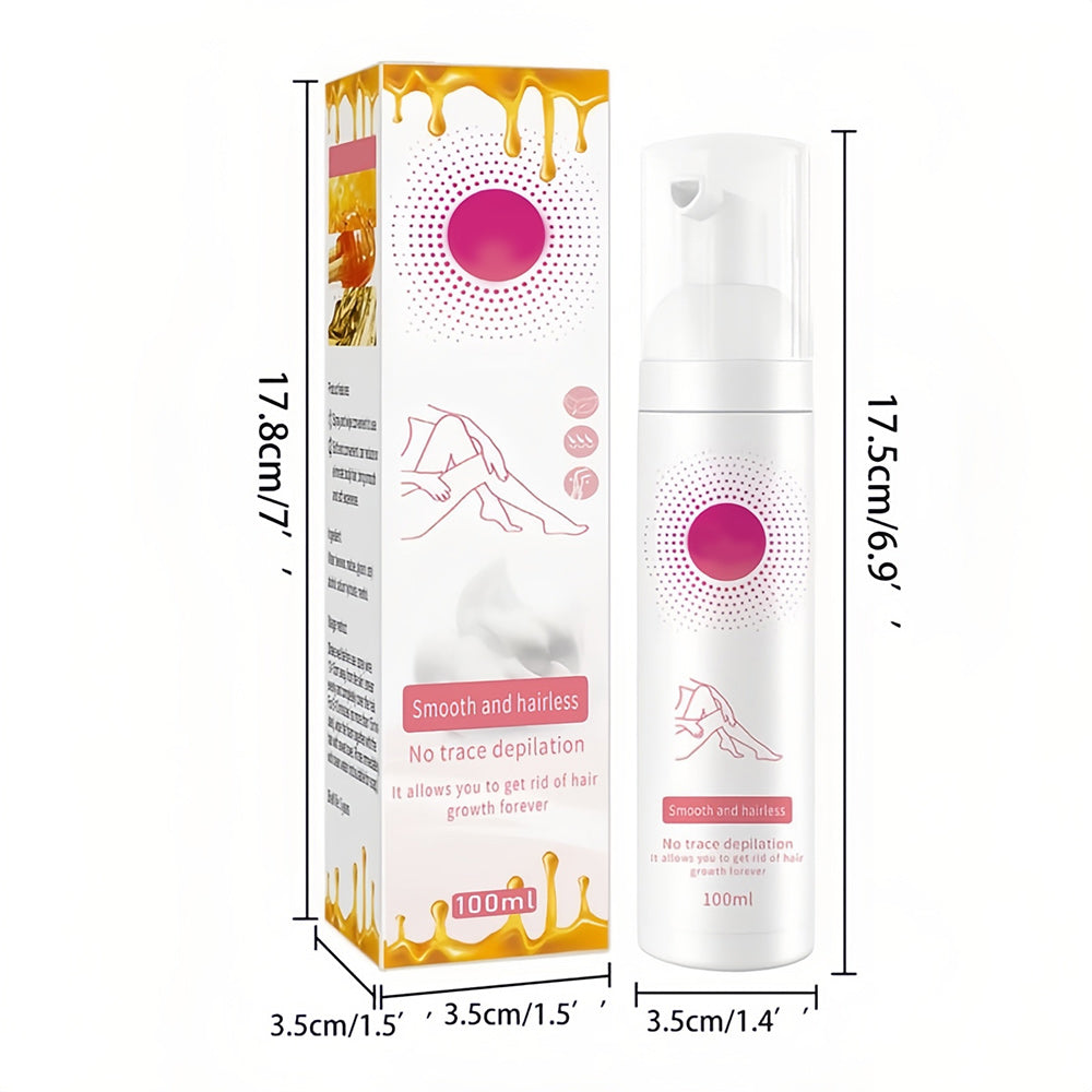 Frendorf | 1+1 GRATIS | 100ml Honey Mousse Hair Removal Spray – Für eine makellose und haarfreie Haut!