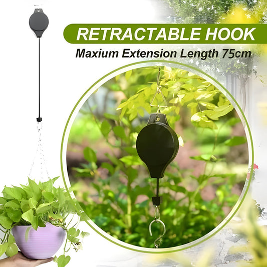 Frendorf | 1+1 GRATIS🌳Pflanzen-Flaschenzug-Set für Gartenkörbe, Töpfe, Vogelfutterspender