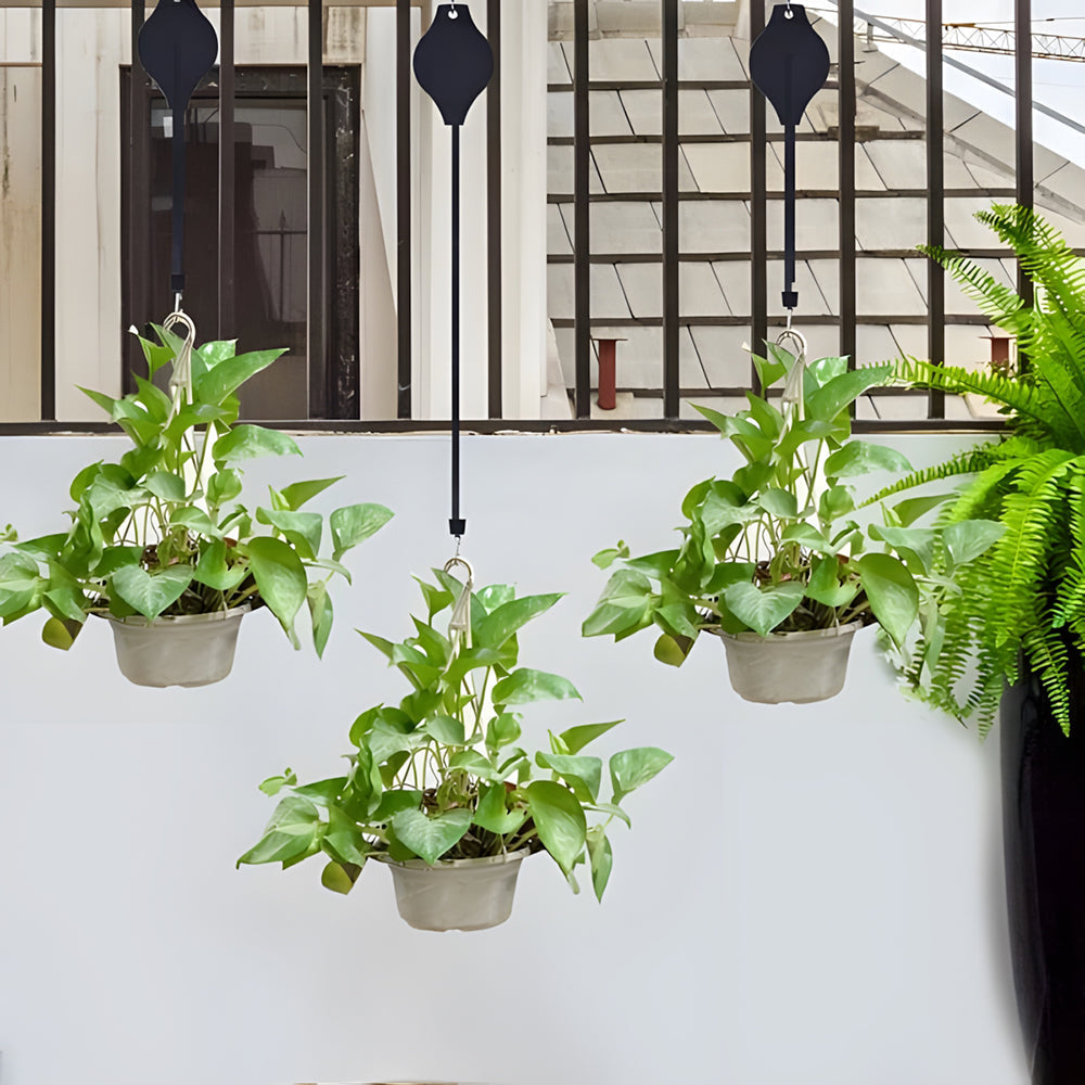 Frendorf | 1+1 GRATIS🌳Pflanzen-Flaschenzug-Set für Gartenkörbe, Töpfe, Vogelfutterspender