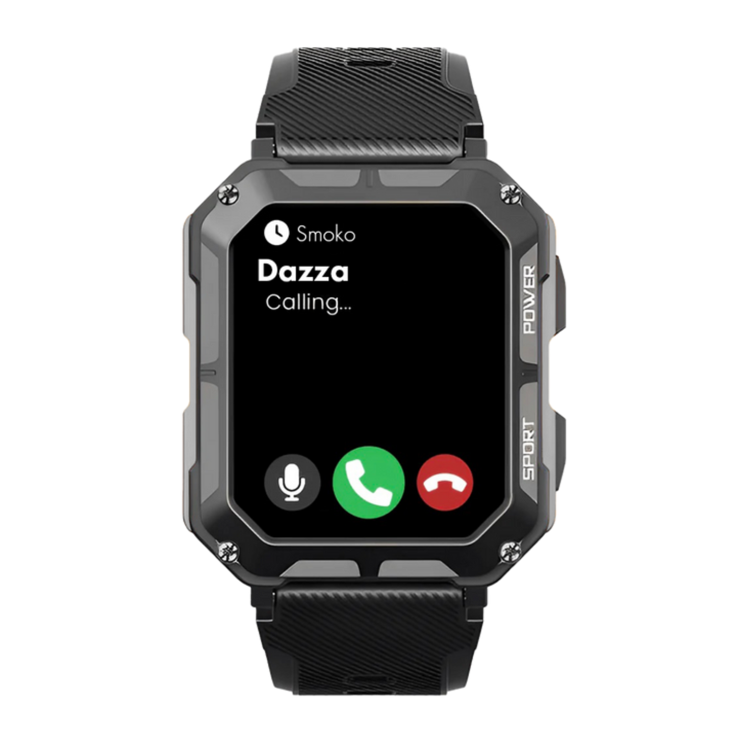 Frendorf | Herren Smartwatch – Digitale Uhr mit Fitness-Tracking, wasserdichtem Gehäuse und langer Akkulaufzeit für Arbeit und Fitness